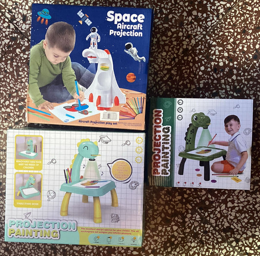 Mesita de dibujo con proyector led (Juego didáctico)