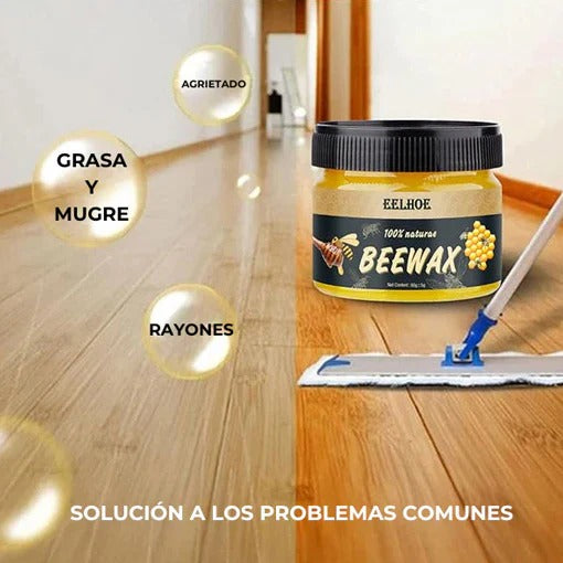 Restaurador de madera natural Beeswax: Restaura, protege y da brillo a tus muebles viejos al instante.