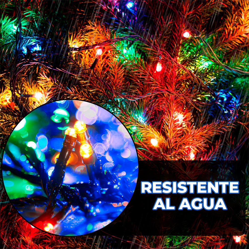 LUZ NAVIDEÑA SOLAR DE 30 METROS, DECORA TODO TU HOGAR SIN NECESIDAD DE PAGAR ALTAS FACTURAS DE LUZ