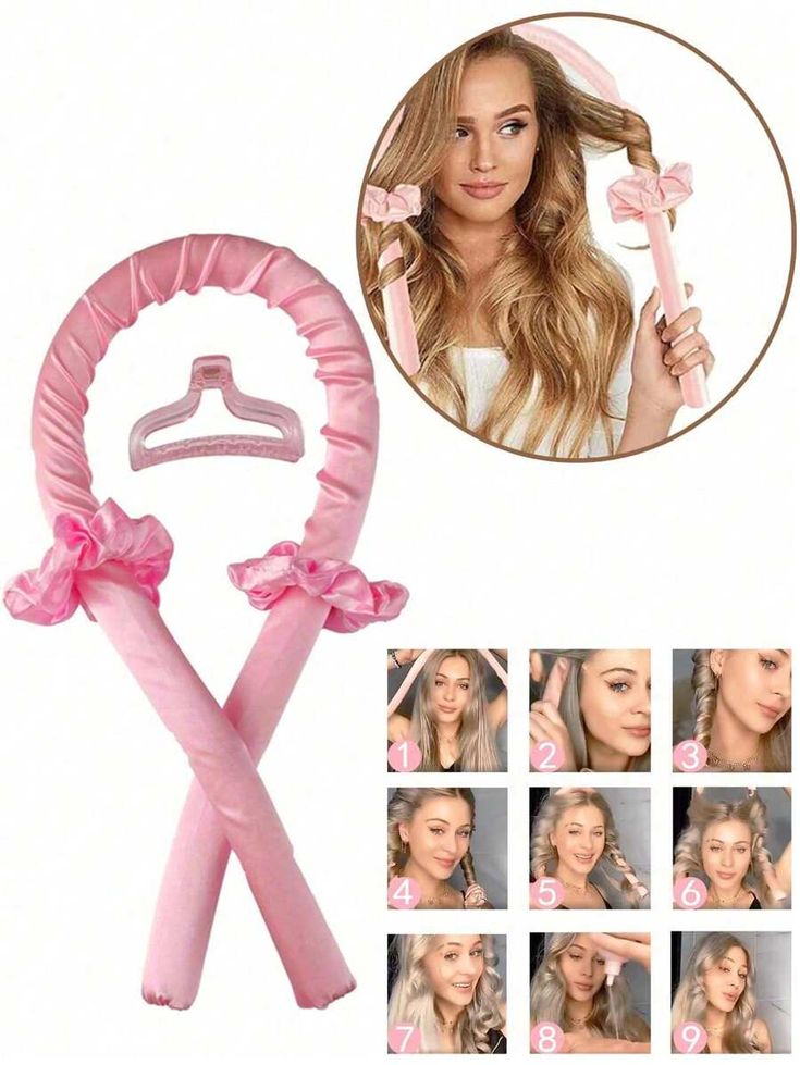 Kit Rizador de cabello sin calor: Luce preciosa todos los días sin dañar tu pelo.