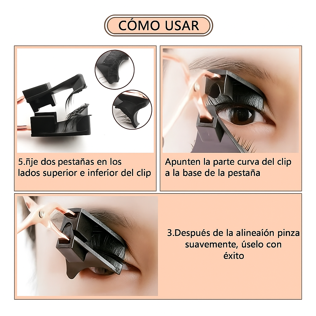 Pestañas Magnéticas Reutilizables;  Resaltan tu mirada al instante sin pegamento, sin alergias y sin complicaciones.