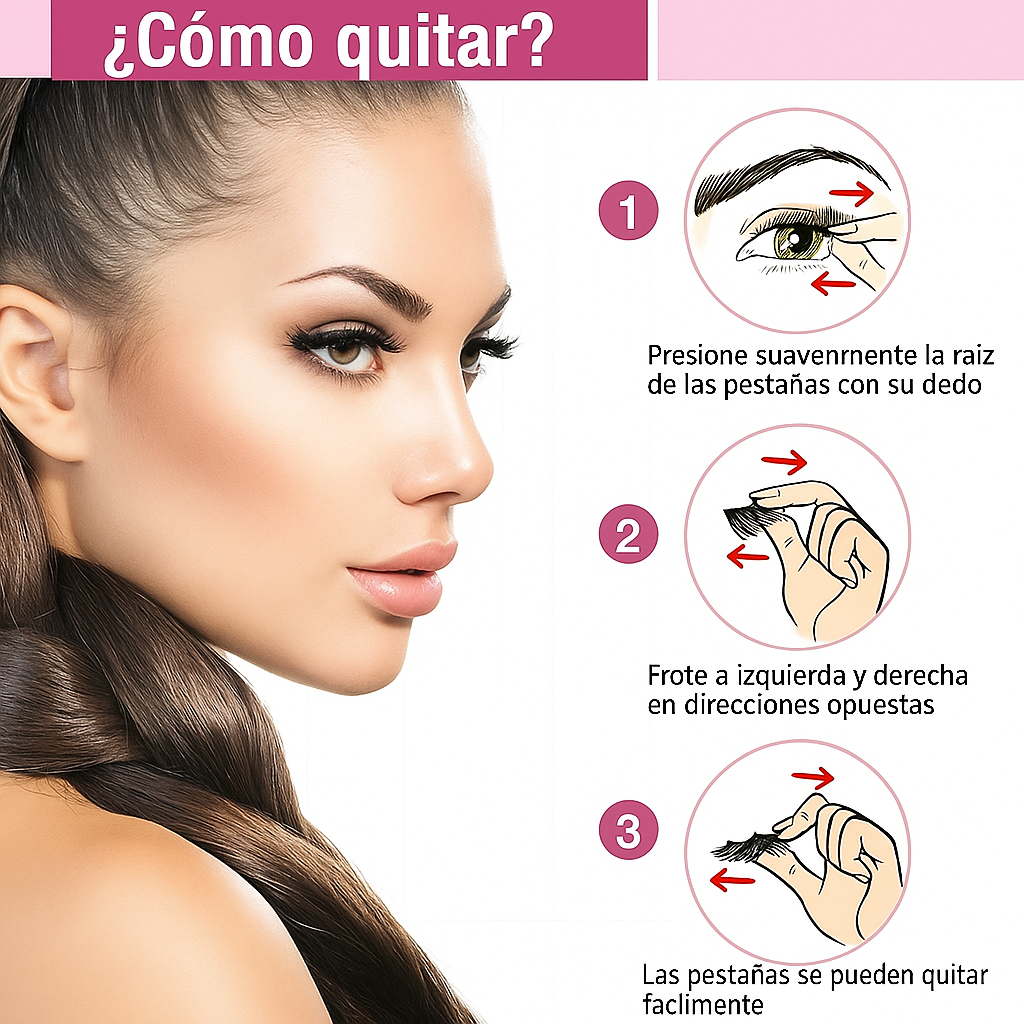 Pestañas Magnéticas Reutilizables;  Resaltan tu mirada al instante sin pegamento, sin alergias y sin complicaciones.