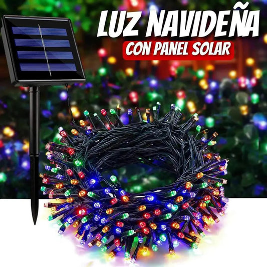 LUZ NAVIDEÑA SOLAR DE 30 METROS, DECORA TODO TU HOGAR SIN NECESIDAD DE PAGAR ALTAS FACTURAS DE LUZ