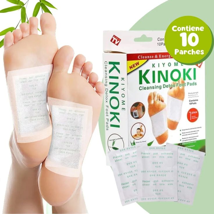 Parche détox KINOKI; Recupera tu energía y despierta renovado/a cada mañana. ¡Bienestar total en solo una noche!