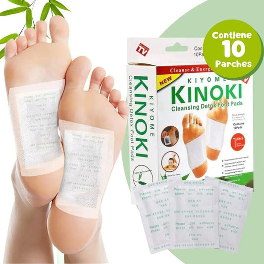 Parche détox KINOKI; Recupera tu energía y despierta renovado/a cada mañana. ¡Bienestar total en solo una noche!