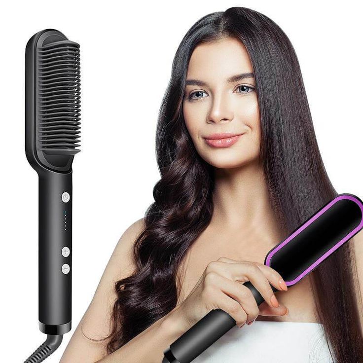 ✨ Peine Alisador Eléctrico – Cabello Liso en Minutos