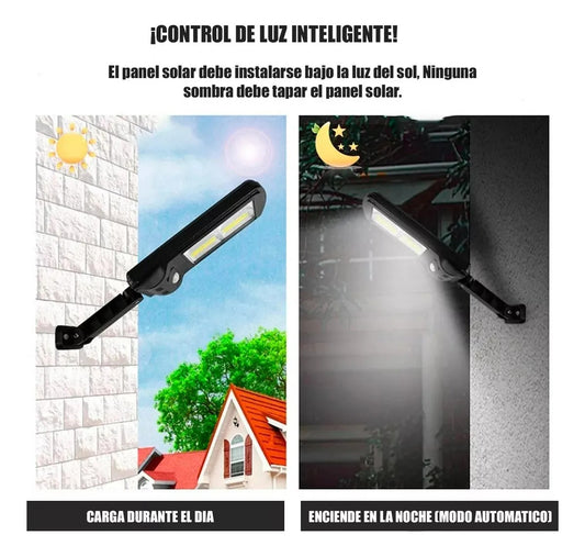 Lámpara LED Solar; con esta lampara olvídate de los cables, del gasto eléctrico y del miedo a quedarte sin luz.