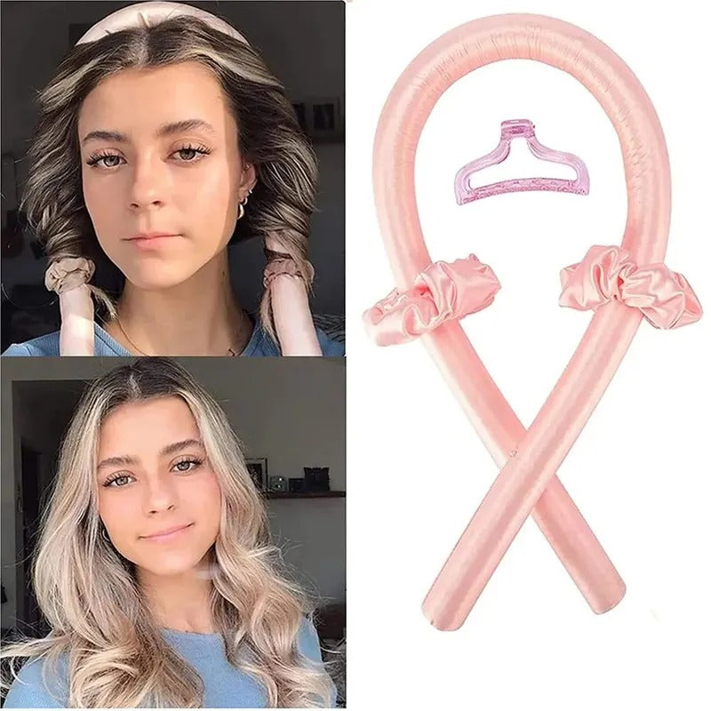 Kit Rizador de cabello sin calor: Luce preciosa todos los días sin dañar tu pelo.