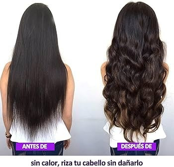 Kit Rizador de cabello sin calor: Luce preciosa todos los días sin dañar tu pelo.