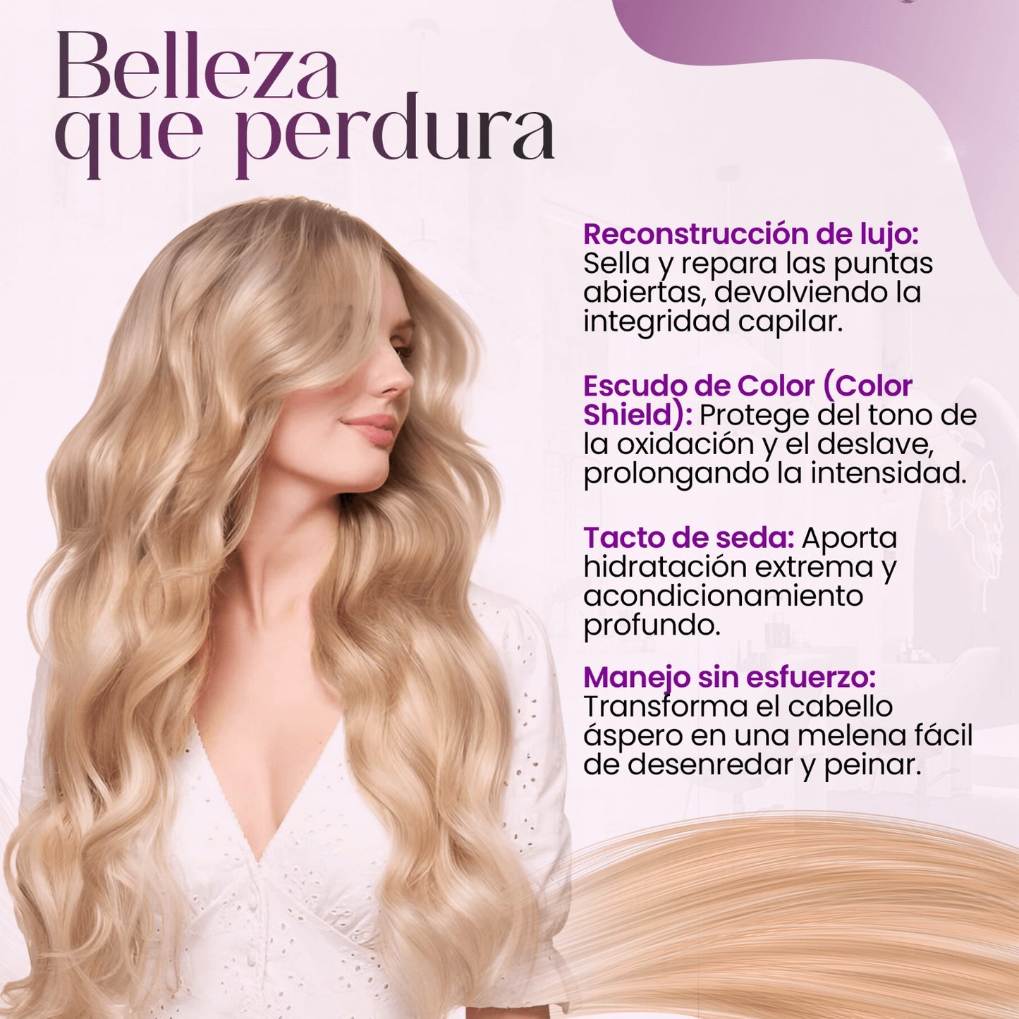 KARSEELL COLLAGEN PURPLE 500M; Matiza y nutre tu cabello en minutos solo desde casa