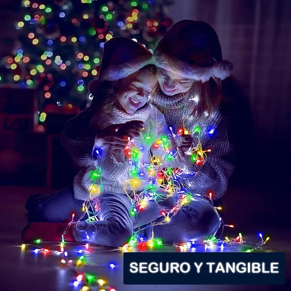 LUZ NAVIDEÑA SOLAR DE 30 METROS, DECORA TODO TU HOGAR SIN NECESIDAD DE PAGAR ALTAS FACTURAS DE LUZ