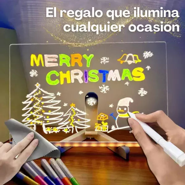 Pizarra Mágica  LED, el juguete perfecto para alejar a tus hijos del celular