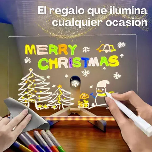 Pizarra Mágica  LED, el juguete perfecto para alejar a tus hijos del celular