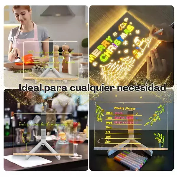 Pizarra Mágica  LED, el juguete perfecto para alejar a tus hijos del celular
